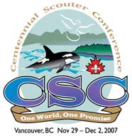 加拿大BC省Pacific Coast
                                Council舉辦Centennial Scouter Conference