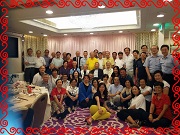 黃紹光夫婦及袁善能與港島童軍聚會