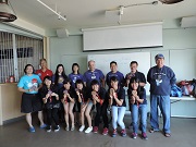 陳永安夫婦接待日本童軍