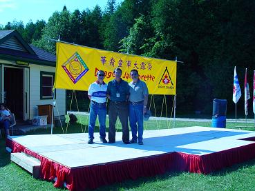 Thomas Yeung from Ottawa, William Wong and Eddie Wong from Toronto