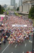 Adidas Vancouver International Marathon 2004 start line