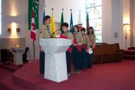 童軍和領袖彌撒服務員