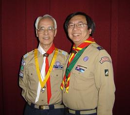 黃紹光獲加拿大童軍會頒授Silver Acorn