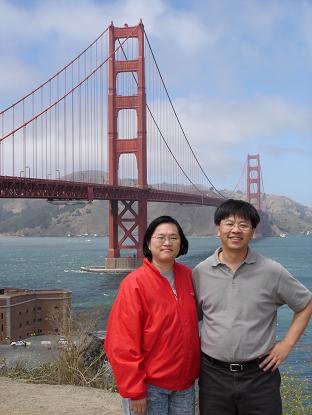 陳永安及呂心伉儷探訪加州會友