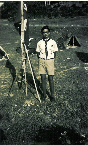 陳永安 - Troop Camp site at Pui O (Lantau Island) 1972